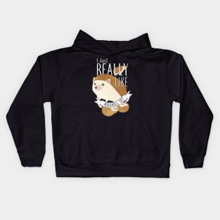 I Just Really Like Hedgehogs, OK? Kids Hoodie